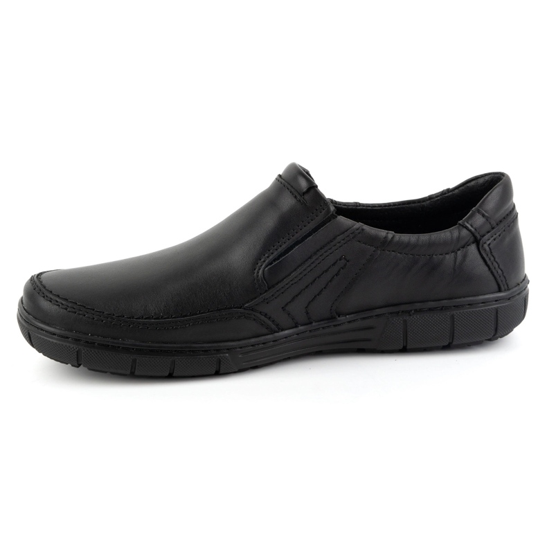 Olivier Scarpe da uomo in pelle 790MP nere nero 1