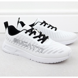 Scarpe sportive maschili bianche bugatti 345-98003-6900 bianco 1