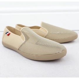 News Sneaker Openwork maschile slip -in beige notizie 3636 1
