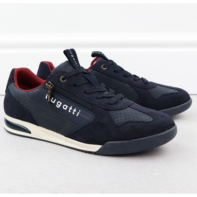 Scarpe sportive maschili Casual Navy Blue Bugatti 321-A3811-5500 1