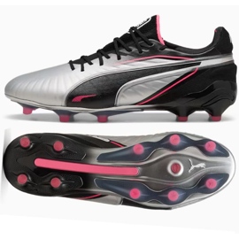 Puma King Ultimate FG/AG 108303-02 Scarpe da calcio argento 1