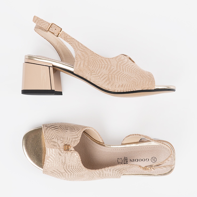 Goodin Sandali di tacchi beige 2