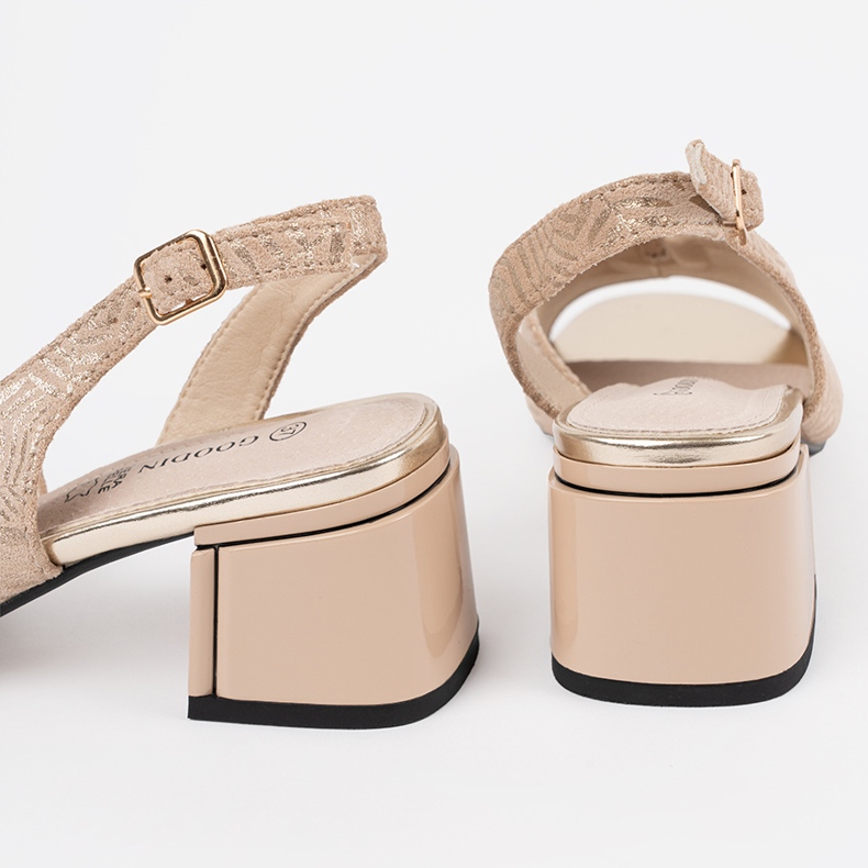Goodin Sandali di tacchi beige 1