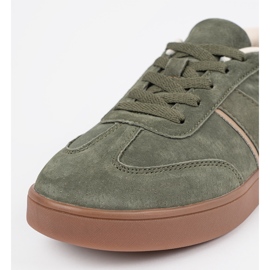 Sneaker sneaker in pelle scamosciata Sergio Leone verde 2