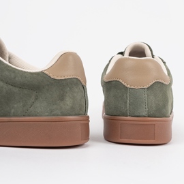 Sneaker sneaker in pelle scamosciata Sergio Leone verde 1