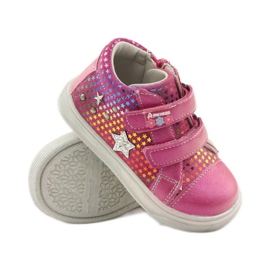 American Club Comode scarpe sportive con la stella americana 703925 rosa 3