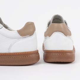 Sneaker bianche in pelle femminile Sergio Leone bianca 1