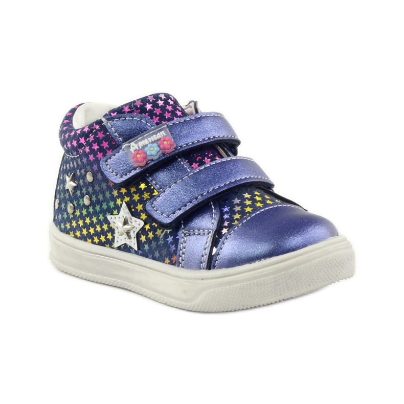 American Club Comode scarpe sportive con la stella americana 703925 blu navy 1