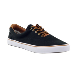 American Club Sneakers nere legate 18-65 nero marrone 1