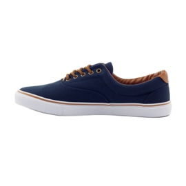 American Club Sneakers blu navy legate 18-65 marrone 2