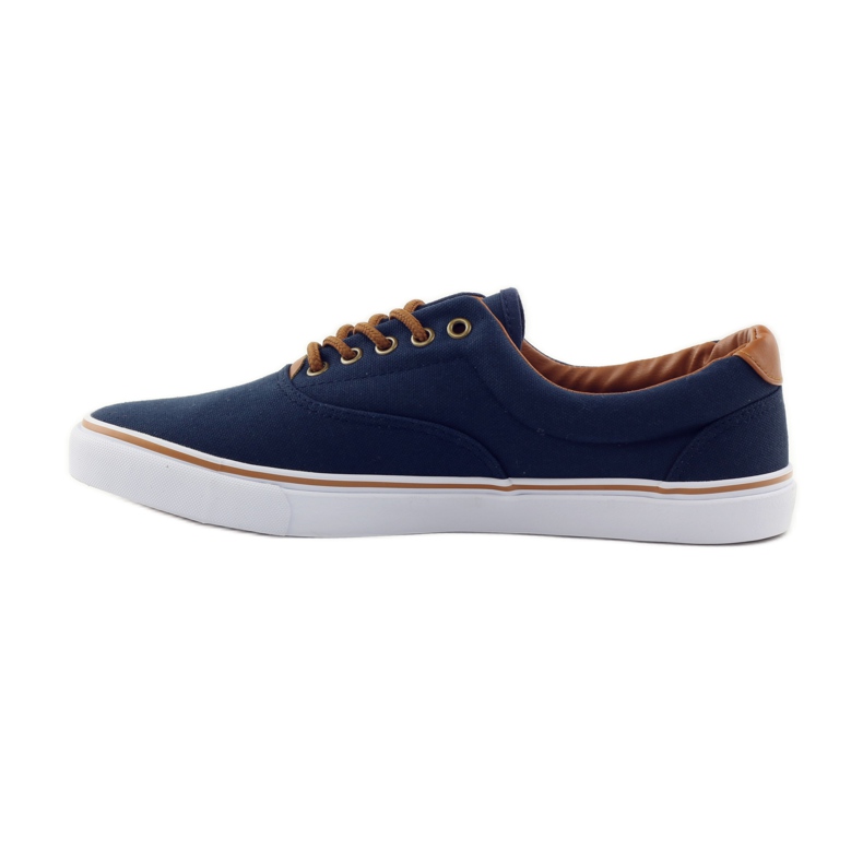 American Club Sneakers blu navy legate 18-65 marrone 2