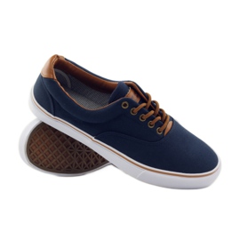 American Club Sneakers blu navy legate 18-65 marrone 3