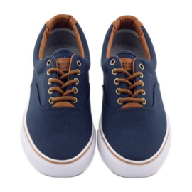 American Club Sneakers blu navy legate 18-65 marrone 4