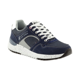 American Club Sneakers americane 703039 bianco blu navy 1