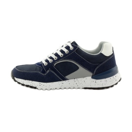 American Club Sneakers americane 703039 bianco blu navy 2