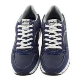 American Club Scarpe sportive da uomo sneakers americane 703039 blu navy 4