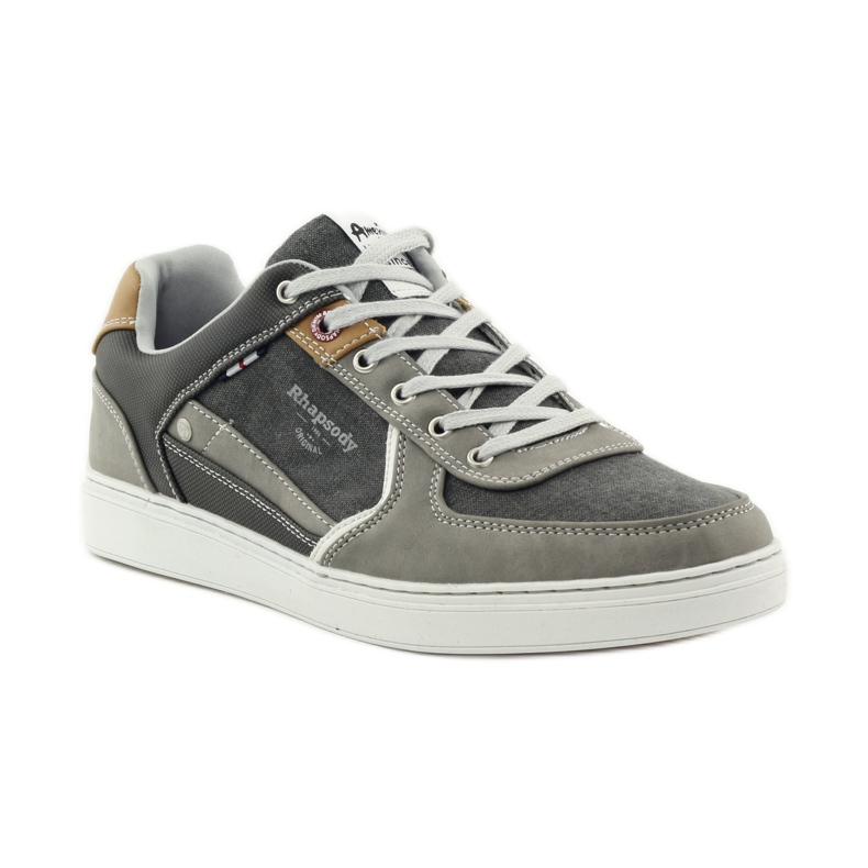 American Club Grigio American 703021 scarpe sportive grigie da uomo marrone 1