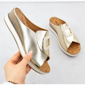 Cedre in pelle Matelic Golden Artiker 56C2146 d'oro 1