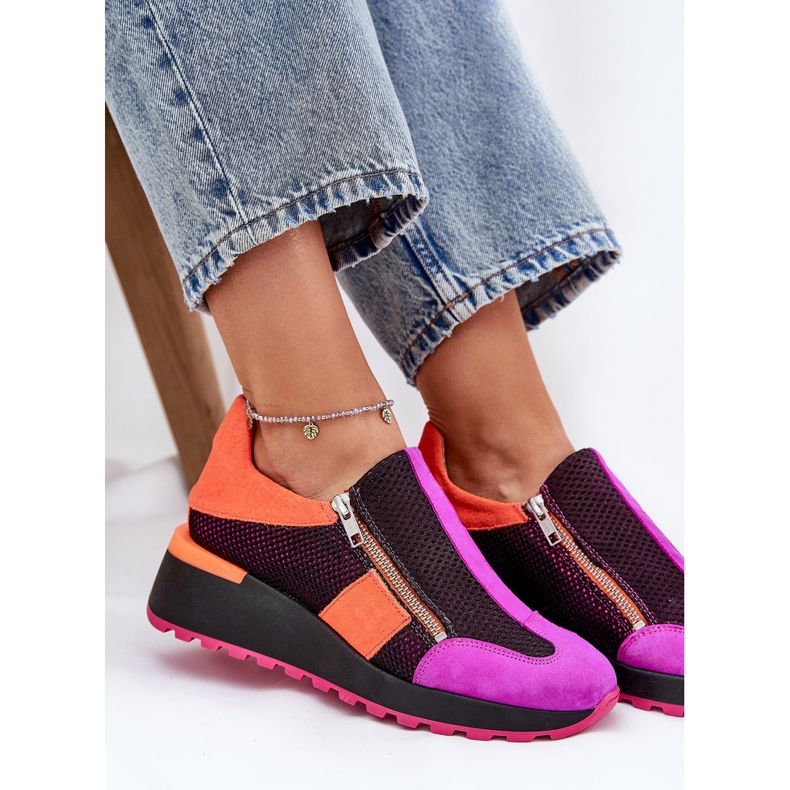 Sneakers in pelle Maciejka 06853-15 NERO 2