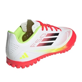 Adidas F50 Club TF IE3732 Scarpe da calcio bianco 3