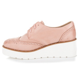 Seastar Zeppe in camoscio rosa 1