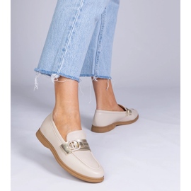 Beige eco -pleather moca 1