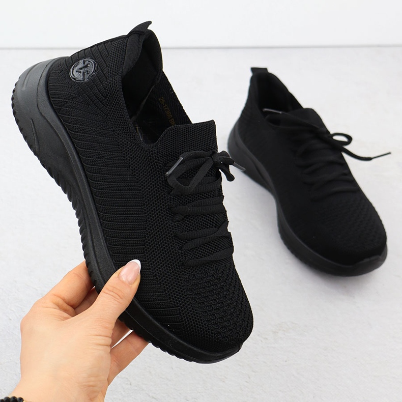 Grey femminile Vinceza 17366 Scarpe sportive femminili nero 1