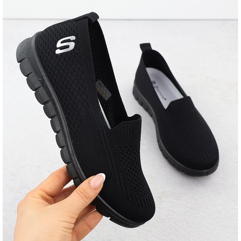Scarpe sportive da donna Sliping Black Potocki 16327 nero 1