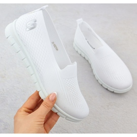 Scarpe sportive da donna Slipd White Potocki 16327 bianco 1