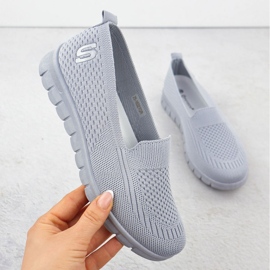 Scarpe sportive da donna Sliping Grey Potocki 16327 grigio 1