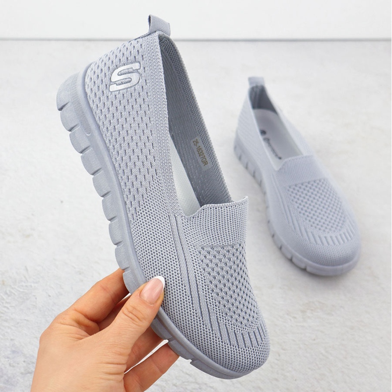 Scarpe sportive da donna Sliping Grey Potocki 16327 grigio 1