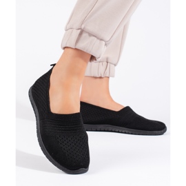 Scarpe slip-on sportive nere nero 2