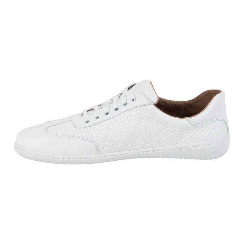 Olivier Scarpe da uomo in pelle nude al meglio modello minimalista 0742WK White bianco 1