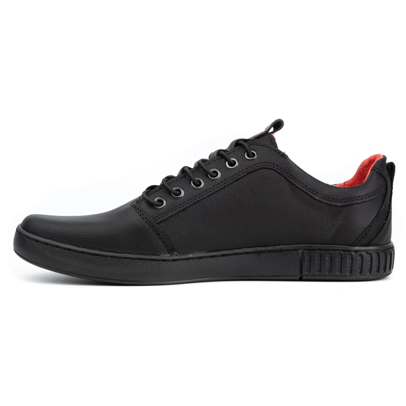 Polbut Scarpe casual da uomo in pelle 2121/2 nere nero 2