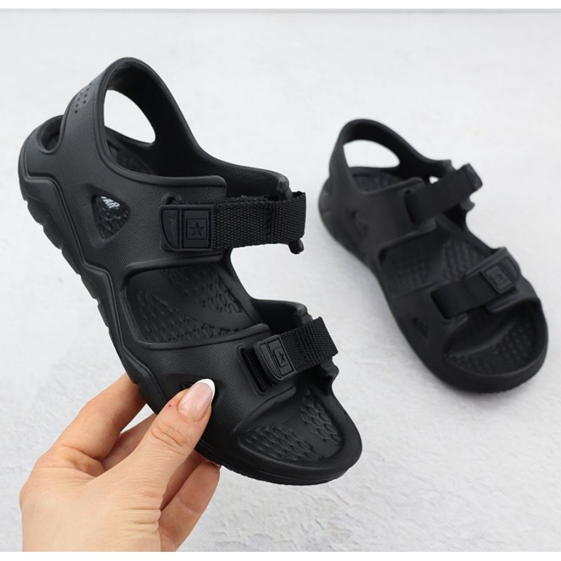 Big Star RR374513 Sandali in schiuma per bambini nero 1