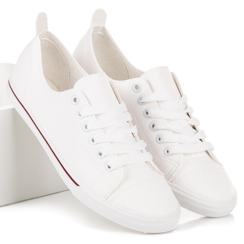 Seastar Sneakers bianche allacciate bianco 2