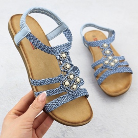 Sandali comodi da donna Slipping Blue Artiker 56C1325 1