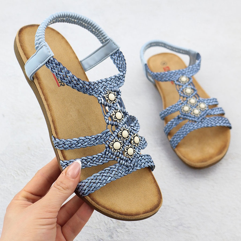 Sandali comodi da donna Slipping Blue Artiker 56C1325 1