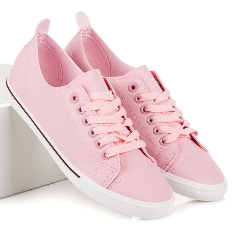 Seastar Sneakers rosa allacciate 1