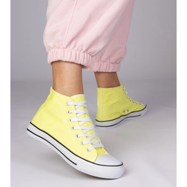 Sneaker caviglie classiche gialle giallo 1