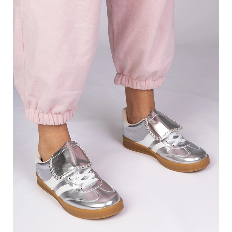 Sneaker Silver Sneaker da donna argento 1