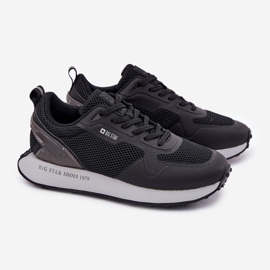 Sneaker maschili sulla Big Star RR174361 Piattaforma Hi-Polish Black System nero 1
