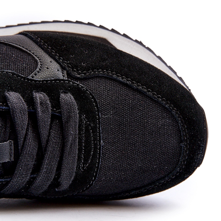 Scarpe da ginnastica da uomo Memory Foam System Big Star NN174350 Nere nero 2