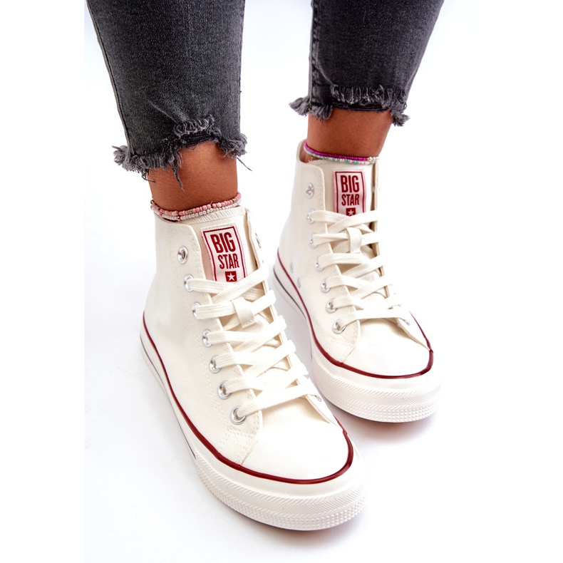 Women's High Big Star NN274276 Sneaker femminili bianco 5