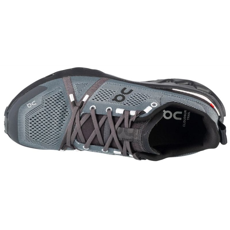 On Running Sulla corsa di cloudsurfer in esecuzione 3me10110264 dk.grey grigio 2