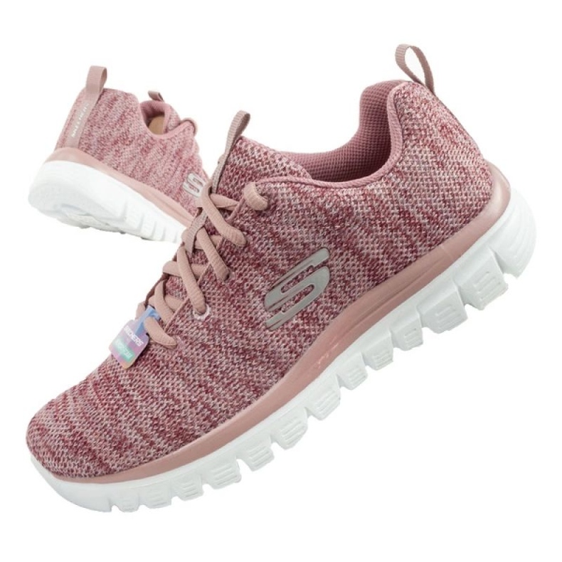 Skechers Schechers Scarpe graziose Twisted Fortune 12614/MVE rosa 1