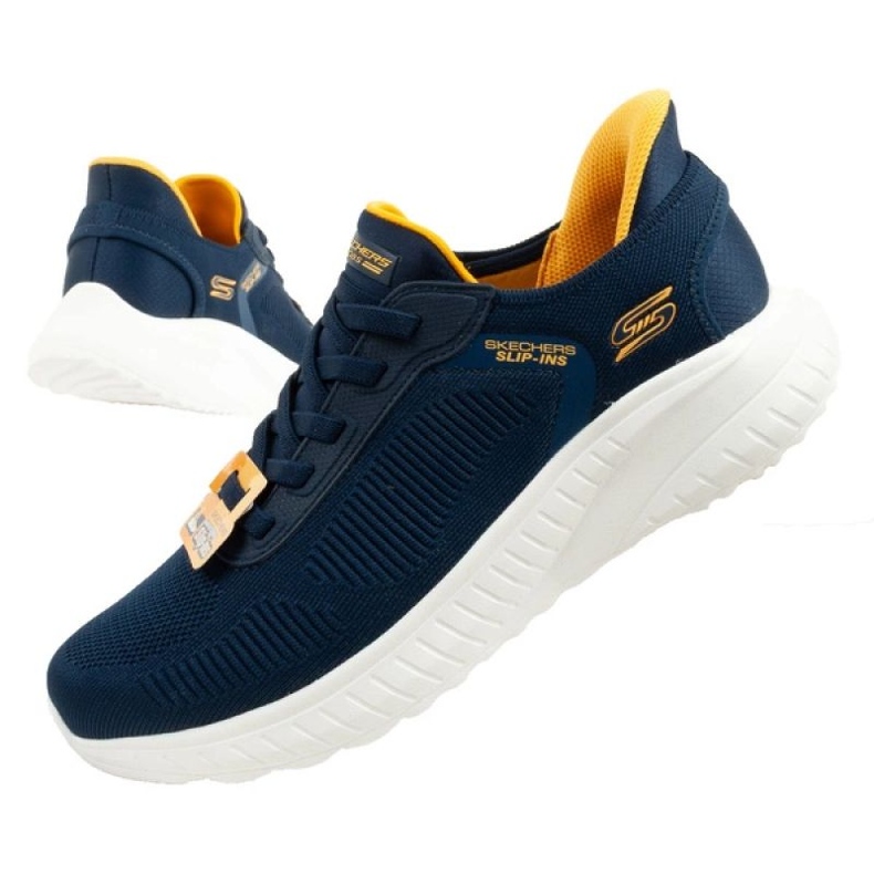 Skechers Schechers Bobs Squad Chaos 118312/NVY Scarpe blu 1