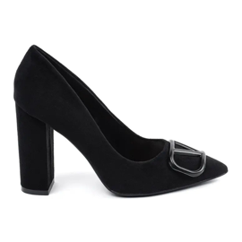Décolleté Vinceza da donna in camoscio nero 1