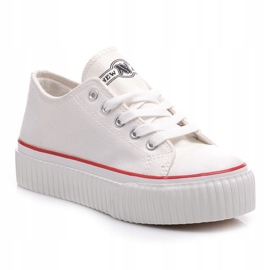 New Age Scarpe da ginnastica sulla piattaforma come Creepers bianca 2