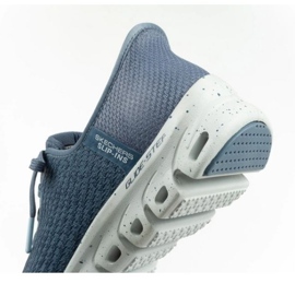 Skechers Schechers Glide-Step 104571/SLT Scarpe con una membrana blu 2